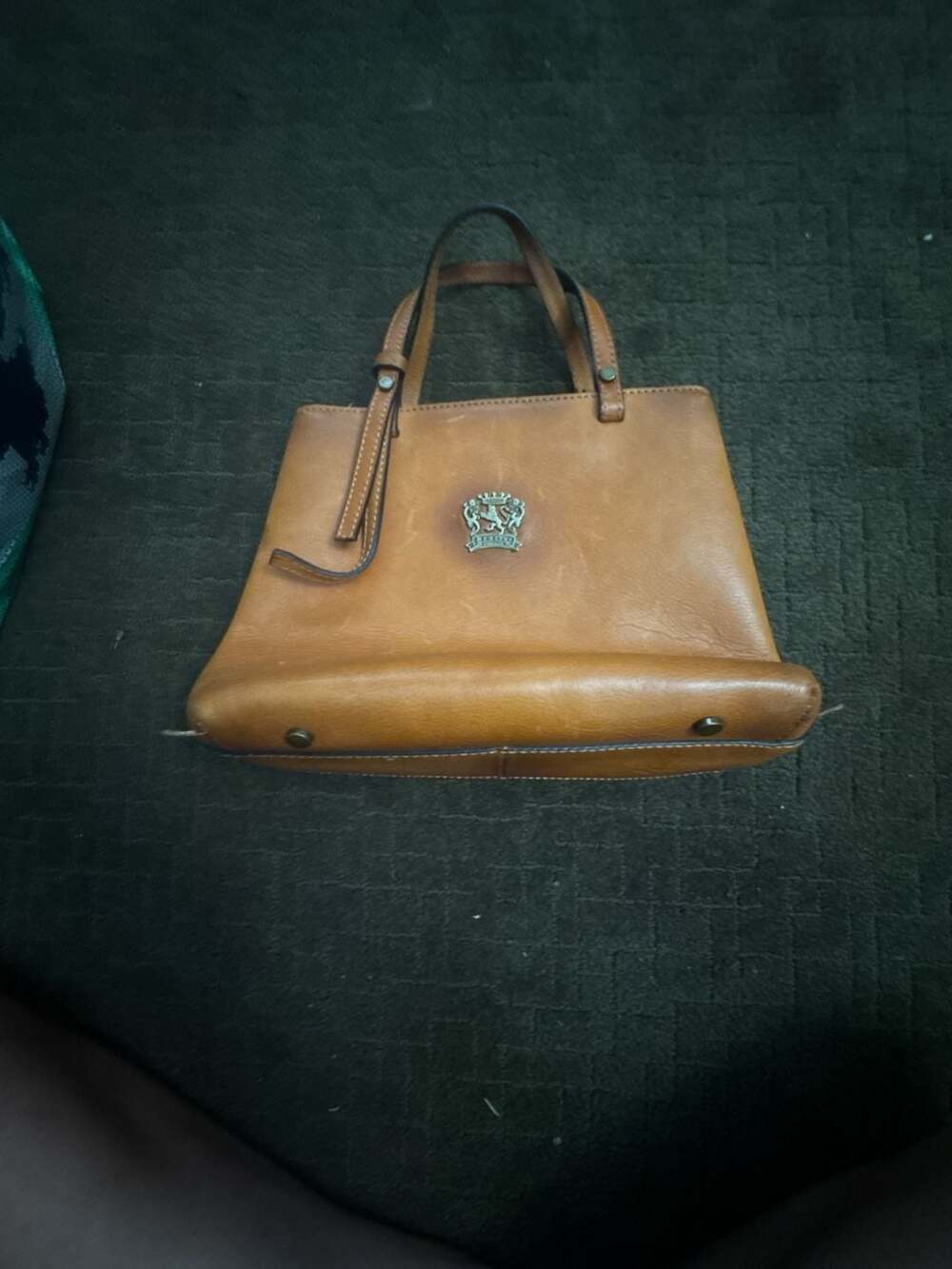 Pratesi Firenze Genuine Italian Leather Tote Handbag Made in Italy